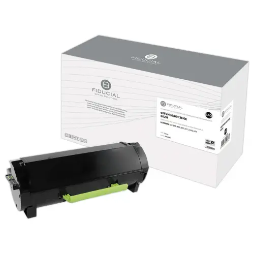 Toner FIDUCIAL equival. LEXMARK 602H Zwart 60F2H00