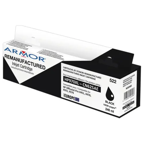 Lasercartridge ARMOR equiv. HP 970XL Zwart HC CN625AE