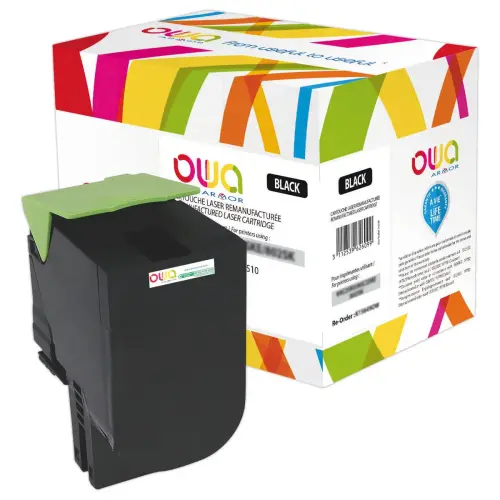 Lasercartridge ARMOR equiv. LEXMARK 802 Zwart 80C2SK0