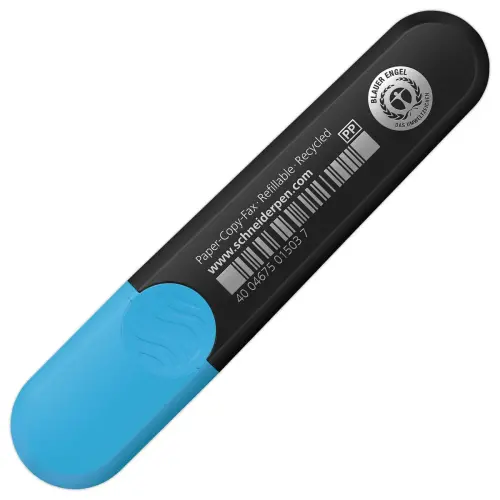 Blauwe Job Marker 1-5mm - Navulbaar & Biologische Inkt - SCHNEIDER