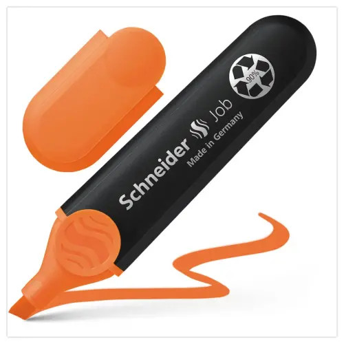 Markeerstift Job Orange 1-5mm - Biologische inkt & navulbaar - SCHNEIDER