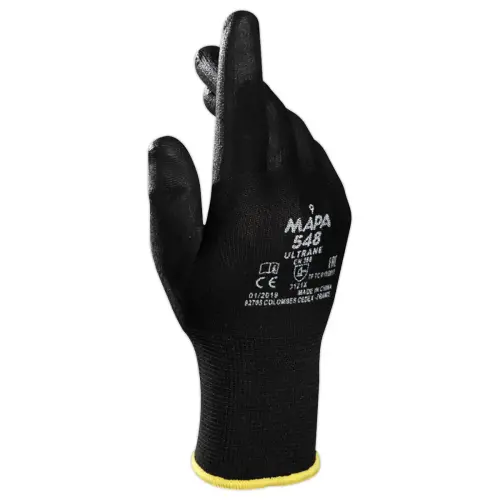 Paar Ultrane 548 Handschoenen - Maat 8 - Zwart - MAPA 