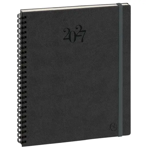 Weekagenda EXACOMPTA Swan 18,5 x 22,5 cm - antraciet