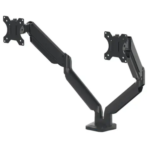 Dubbele monitorarm Platinum Series - Zwart - FELLOWES