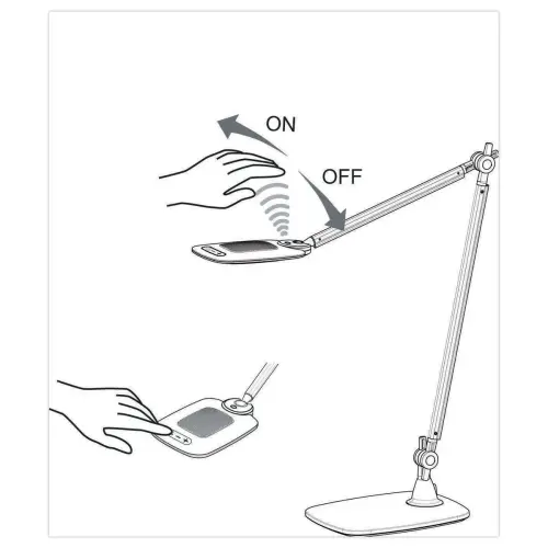 Bureau LED-lamp DUKE 10W grijs