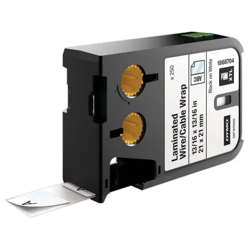 Rol van 250 XTL-labels voor kabel/draden 21 x 21mm