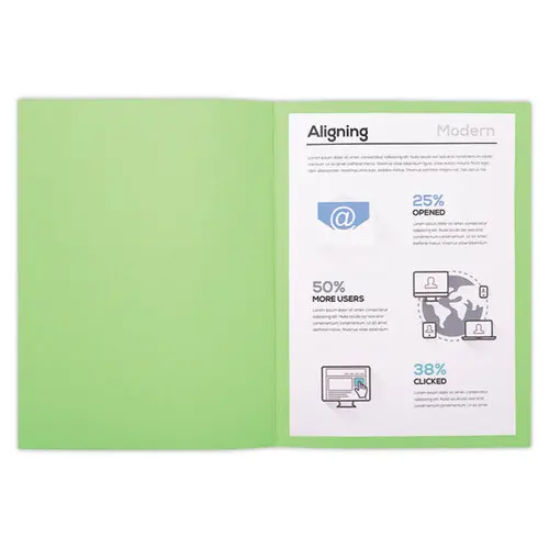 100 Inlegmappen 24 x 32cm Exacompta Forever gerecycleerd 170g