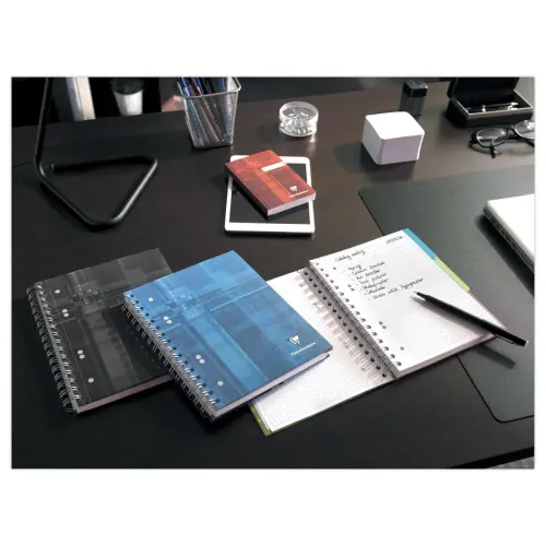 Spiraalschr. Clairefontaine geperforeerd Bind'O Block A5+, 5x5, 180 pg