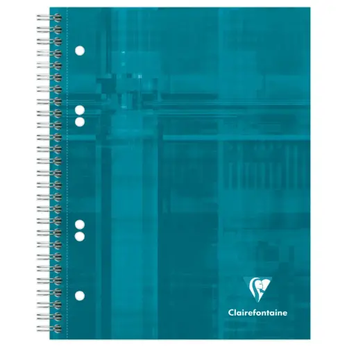 Spiraalschr. Clairefontaine geperforeerd Bind'O Block A5+, 5x5, 180 pg