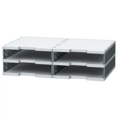 2  Modules om 4 kasten op 2 kolommen te monteren. 