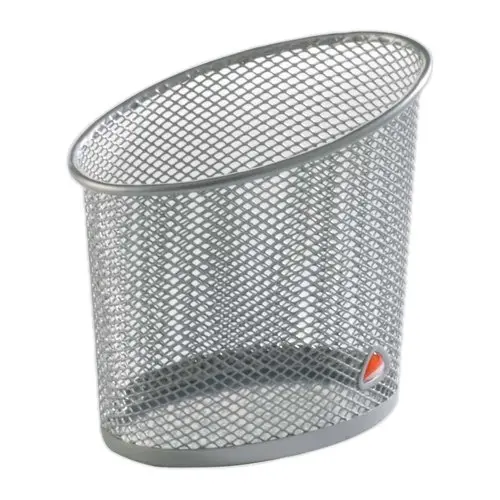 Metalen pennenhouder grijs - Alba