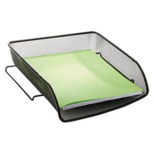Brievenbakje MESH metaal - zwart - ALBA