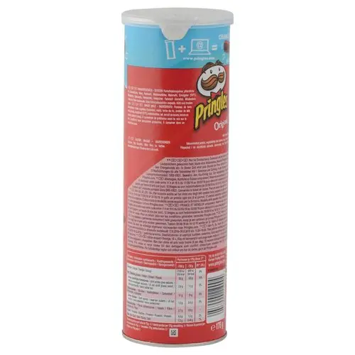 Chips Pringles smaak klassiek - doos van 175 g.