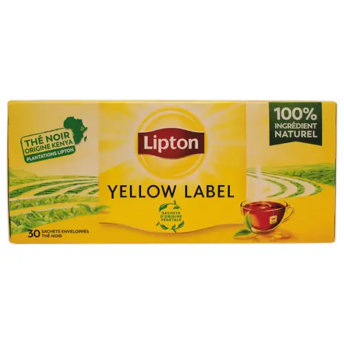30 zakjes LIPTON Yellow thee