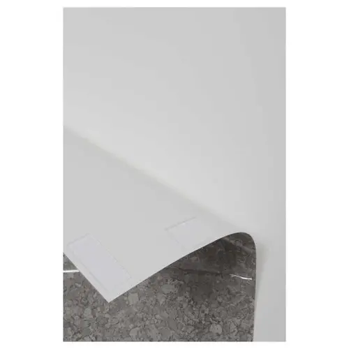 Zelfklevend medelelingenbord B 46 x H 58 cm - Grijs