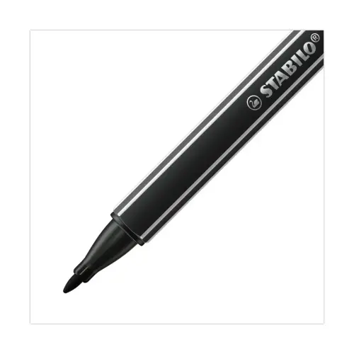 Viltstift PointMax - zwart - STABILO