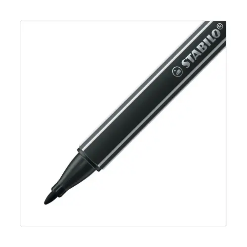 Viltstift PointMax - zwart - STABILO