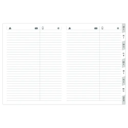 Telefoonrepertorium met indextabs - 21x27 cm