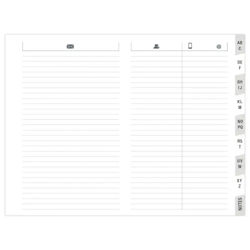 Telefoonrepertorium met indextabs 9x12,5 cm