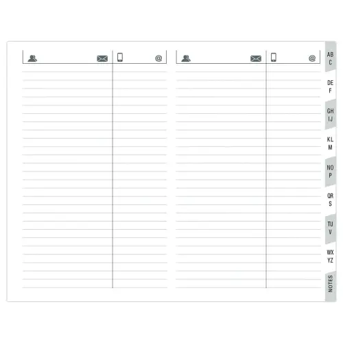 Telefoonrepertorium met indextabs - 16 x 24 cm