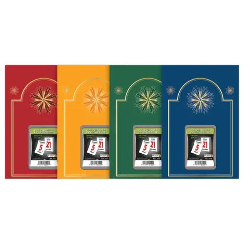 Scheurkalender - 14,5 x 21 cm - Kleurassortiment - Januari tot december