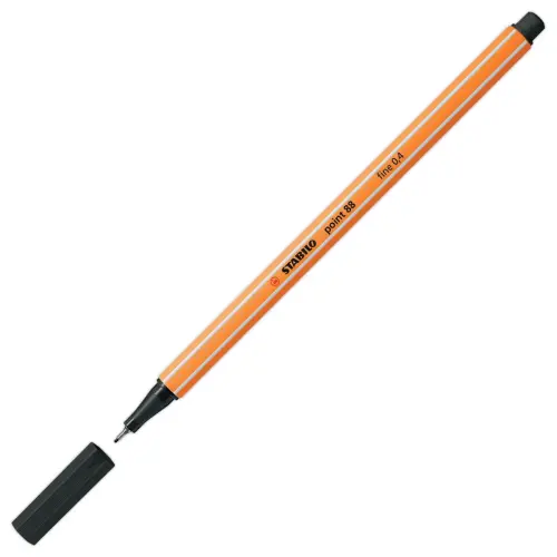 10 Fineliners Punt 88 fijn schrift - Etui van 10 - STABILO