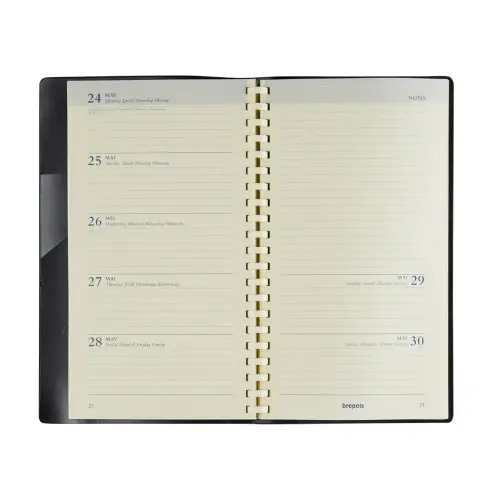 Zakagenda week Brepols Notaplan 9 x 16cm