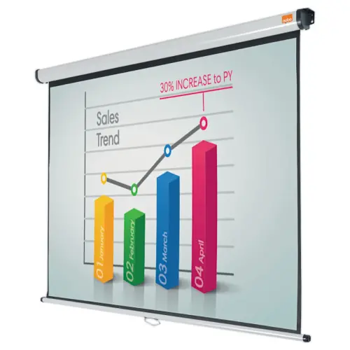 Wandprojectiescherm - 150 x 104 cm - NOBO