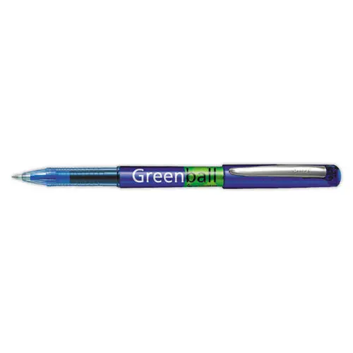 Metalen rollerpen Greenball - Gemiddelde punt - blauw - PILOT