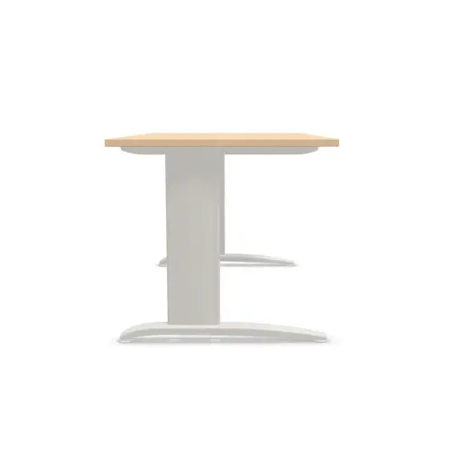 Bureau Buenos Aires - 140 x 80 - Beuk en aluminium poten