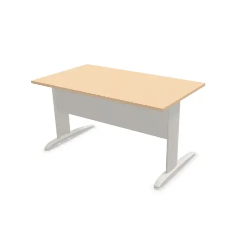 Bureau Buenos Aires - 140 x 80 - Beuk en aluminium poten