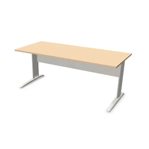 Bureau Buenos Aires - 180 x 80 cm - Blad beuk aluminium poten