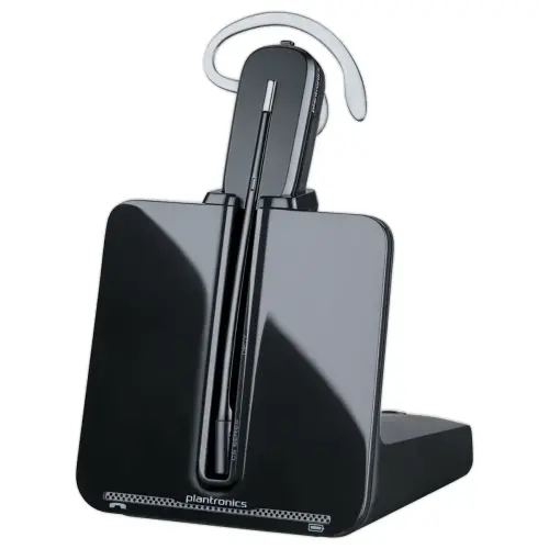 Micro-headset CS540A POLY draadloos en zijn basis 