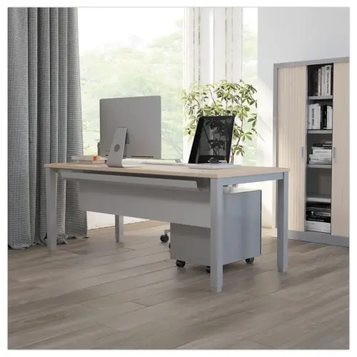 Bureau BRUXELLES 120 x 80 wit - witte poten 