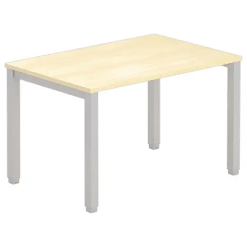 Bureau BRUXELLES 120 x 80 beuken - aluminium poten 