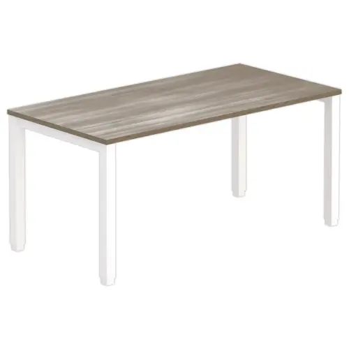 Bureau BRUXELLES 160 x 80 notelaar - witte poten
