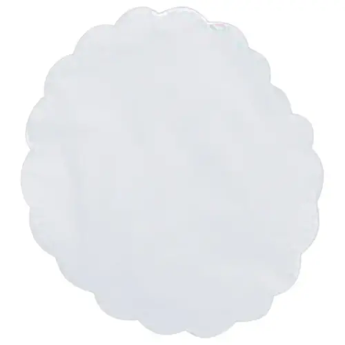 12 COASTERS DOORSLAG DIAMETER 9cm WIT 12*250 st