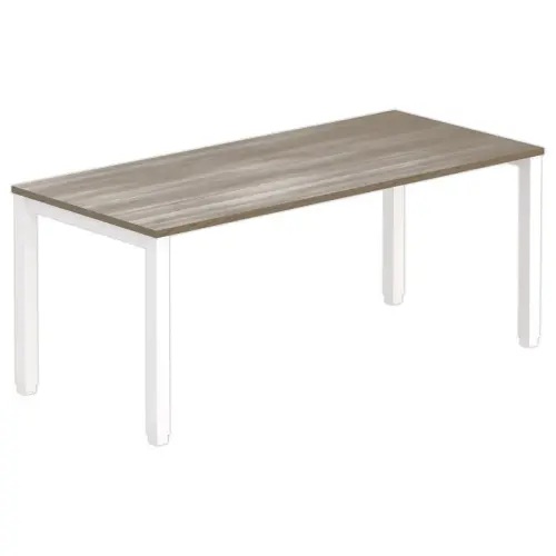 Bureau BRUXELLES 180 x 80 noten - witte poten 