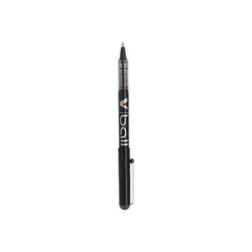 20 Rollerpen V Ball 07 - Metalen punt - Middelgroot geschrift - Zwart - PILOT