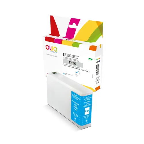 Inkjetcartridge ARMOR equivalent aan EPSON T7892 cyaan