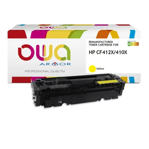 Lasercartridge equiv. ARMOR HP 412X Geel