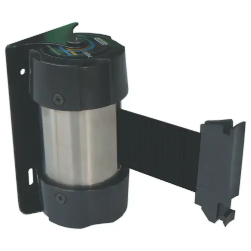 Wandhaspel met zwarte band 2m - Viso 