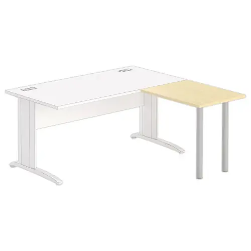 Retour BUENOS AIRES EN BUDAPEST 80 x 60 beuken - aluminium voeten 