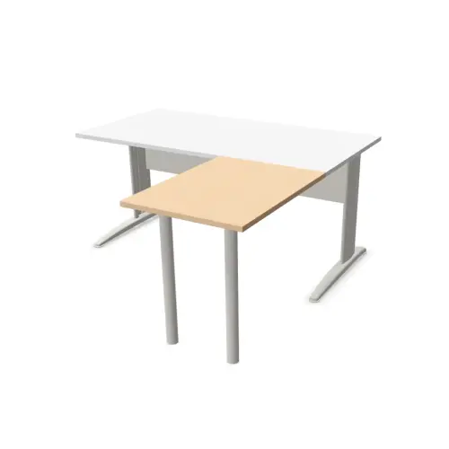 Retour BUENOS AIRES EN BUDAPEST 80 x 60 beuken - aluminium voeten 