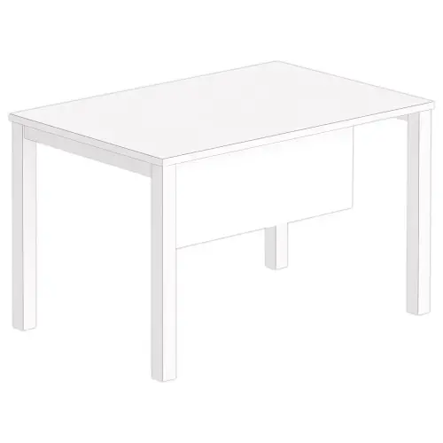 Achtergronddoek L 120 wit 