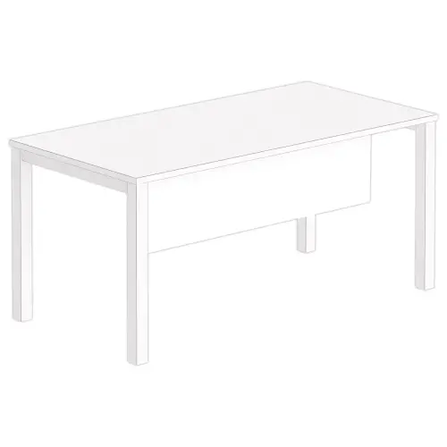 Achtergrondzeil L 160 wit