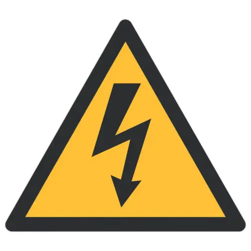 Antislip vloeradhesief gevaar elektriciteit 