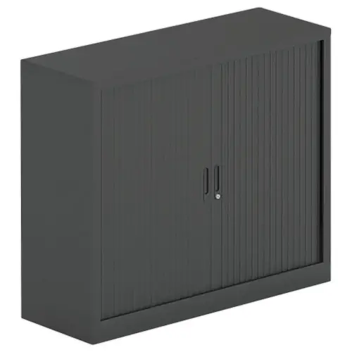 Lage metalen kast - 100 x 100 cm - Antraciet