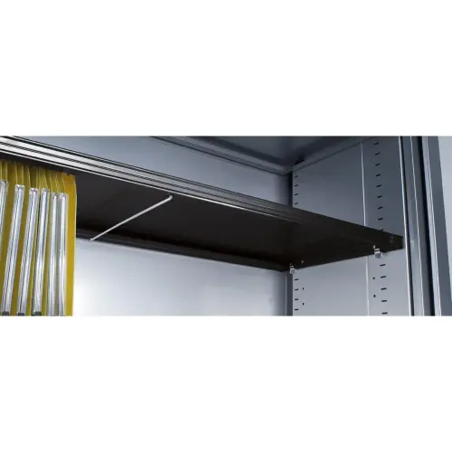 Hoge metalen kast - 198x100 cm - Aluminium 