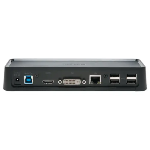 Dockingstation met HDMI-, DVI-, VGA- en USB 3.0-aansluitingen